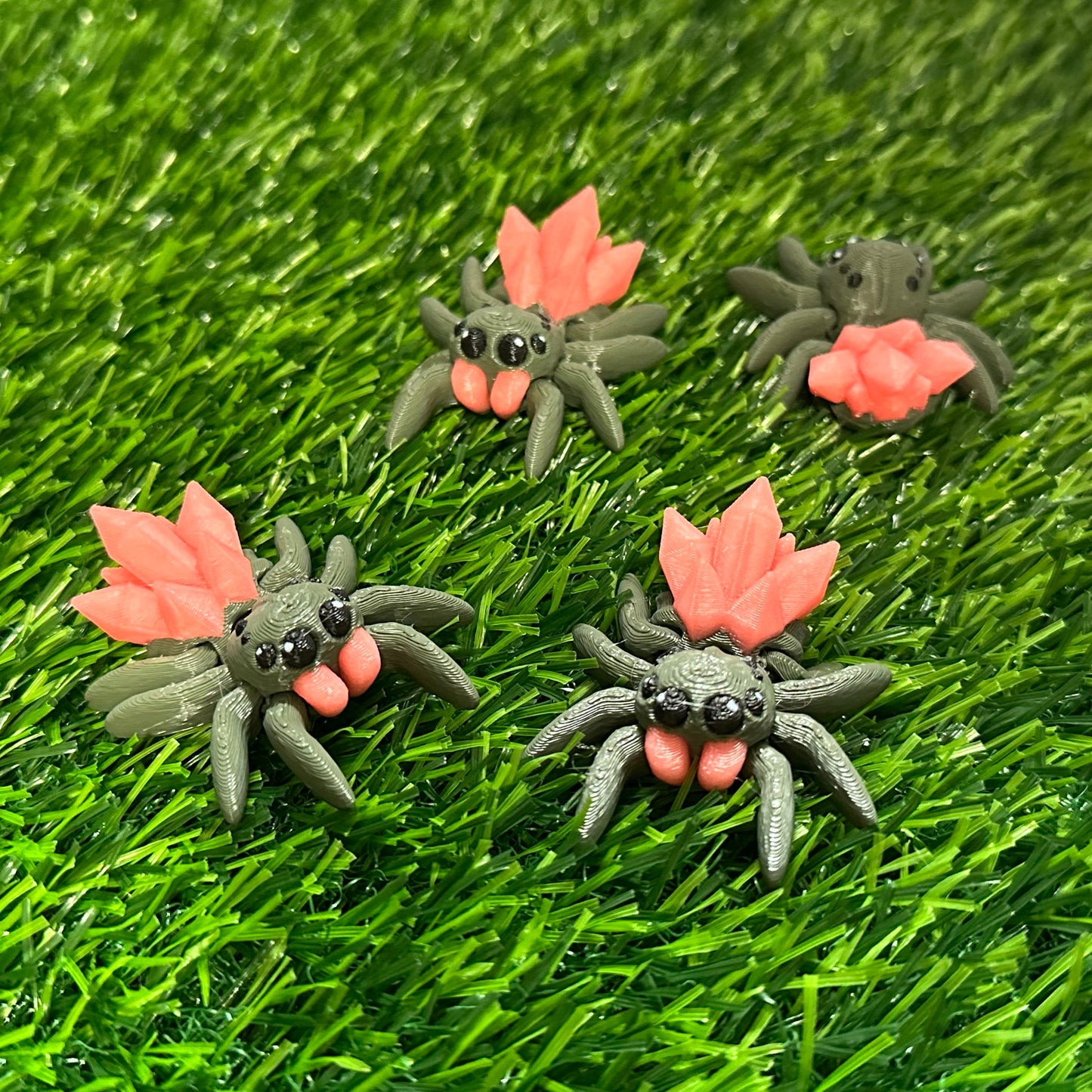 Cute spider keychains