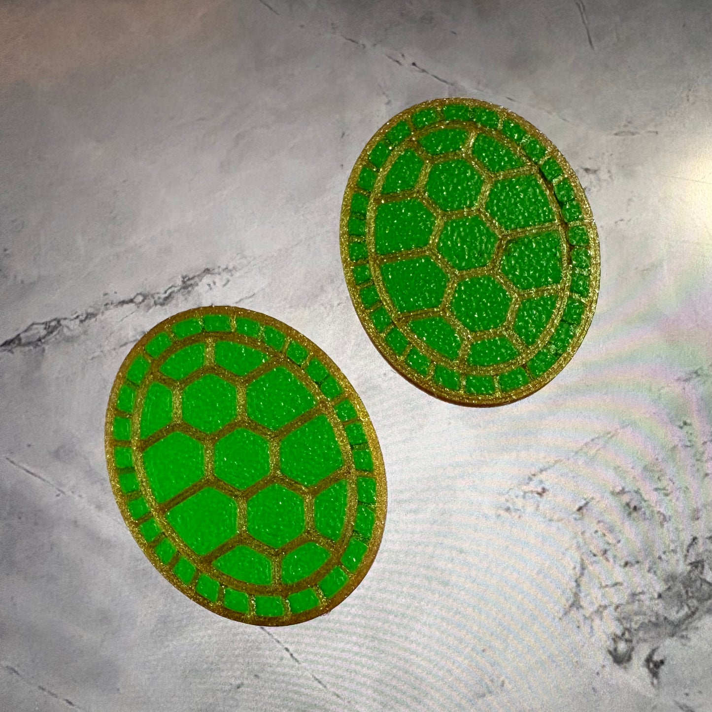 Turtle Shell Cabochon/Centers/Centres/Cabs