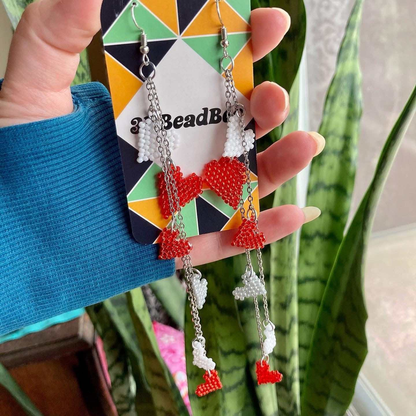 Sweetheart heart earrings