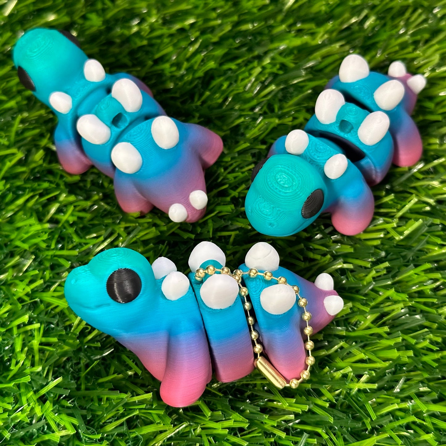 Baby Stegosaurus Keychain