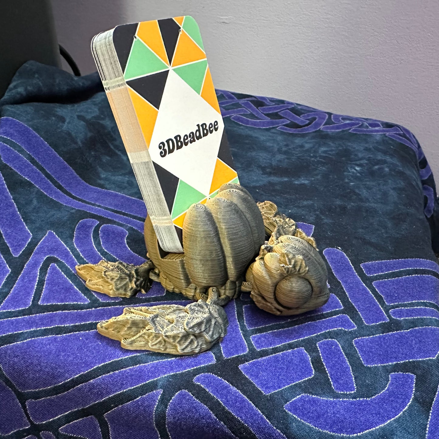 Turtle business card holder