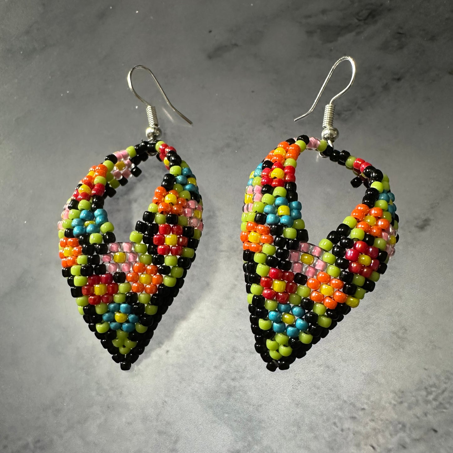 Kokum scarf earrings