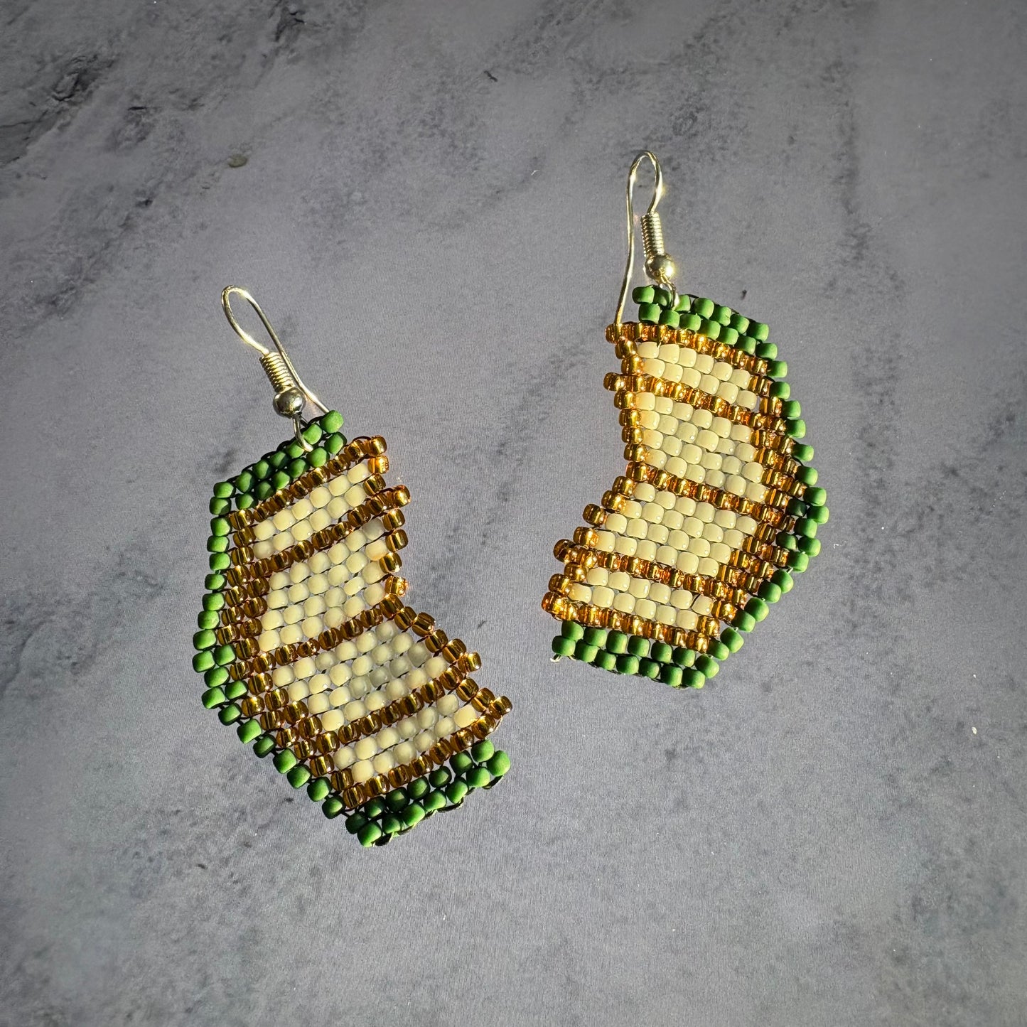 Beaded Book Earrings
