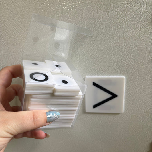 Cree syllabic double sided fridge magnets