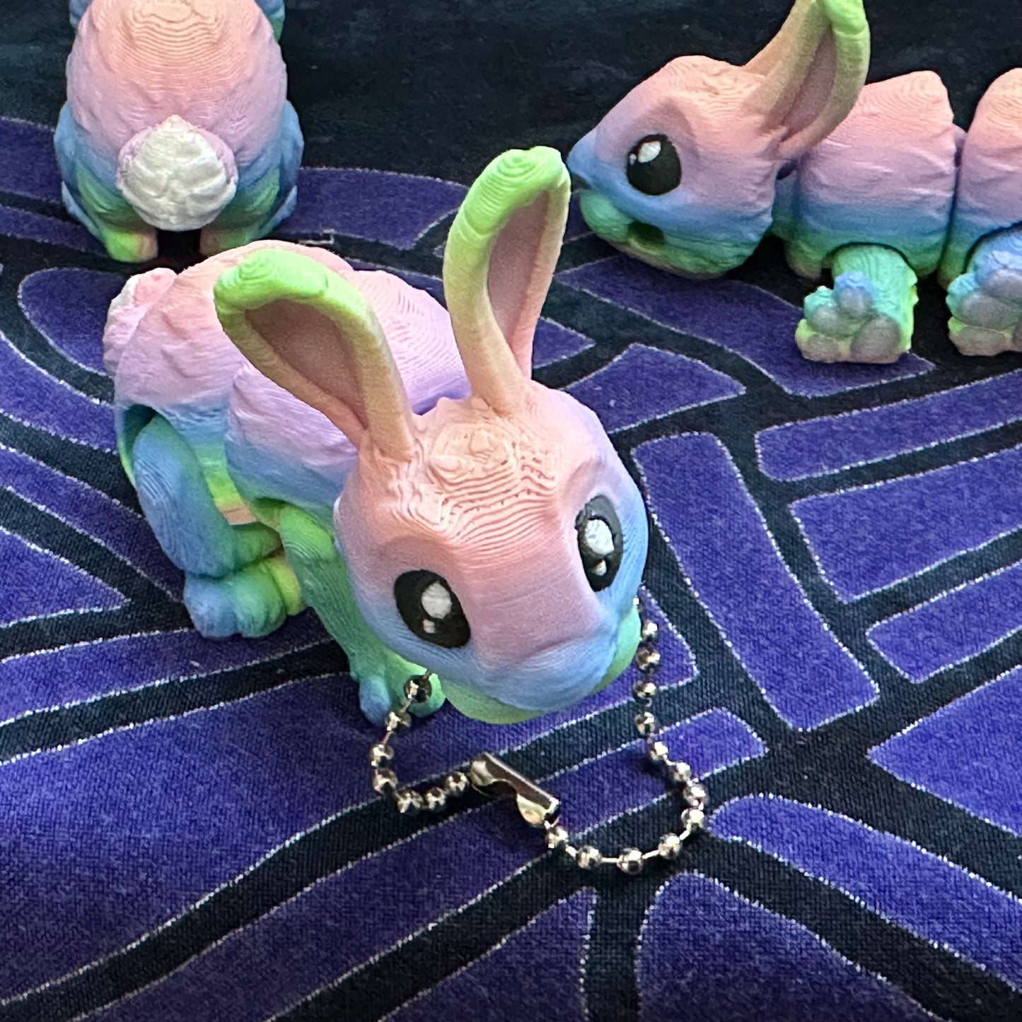 Detailed Bunny keychain