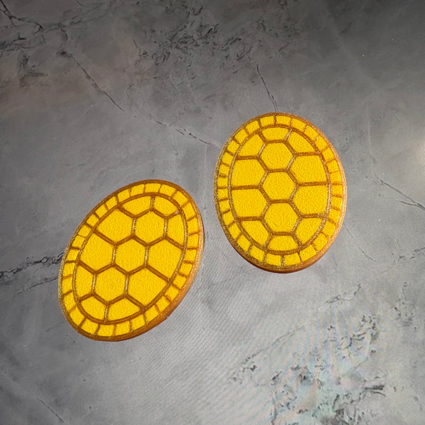 Turtle Shell Cabochon/Centers/Centres/Cabs
