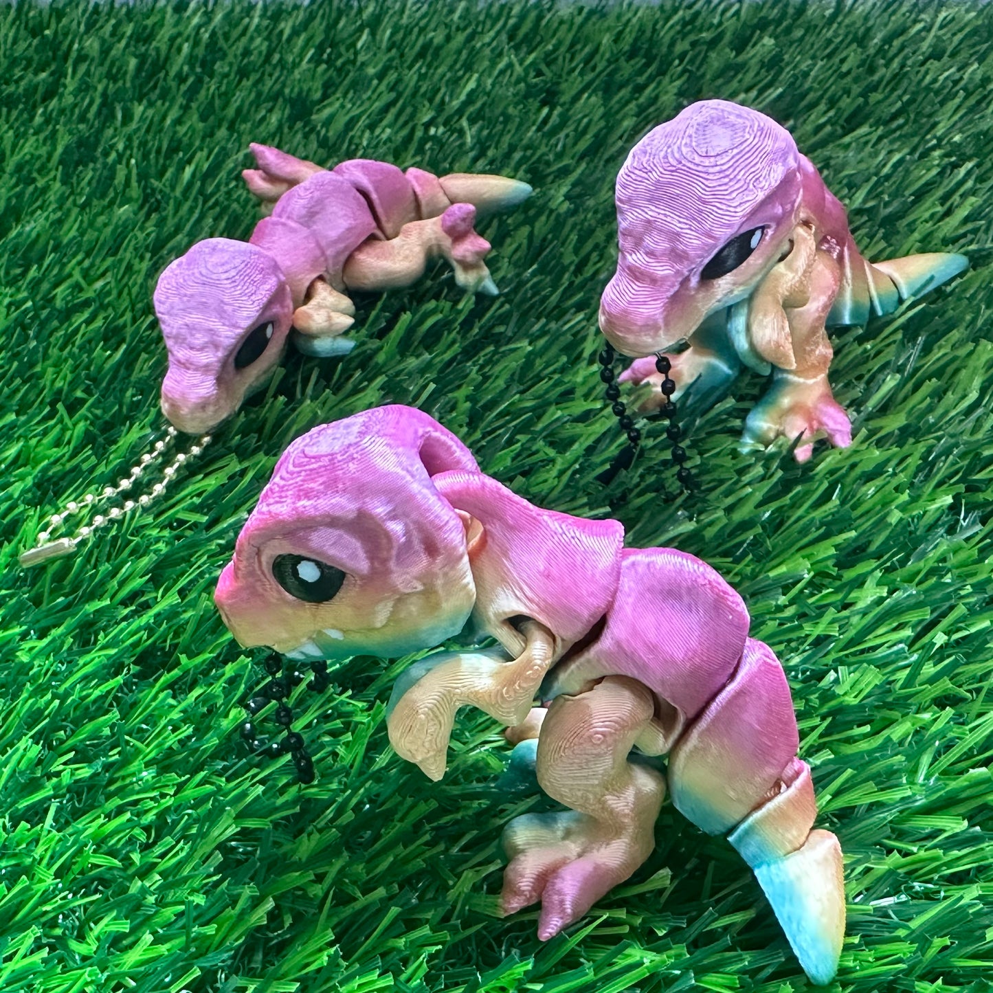 Articulated T Rex Keychain