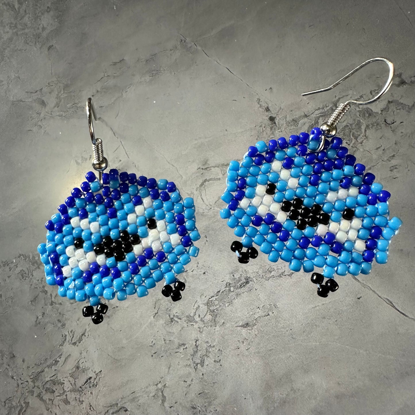 Beaded Chibi Bird Earrings