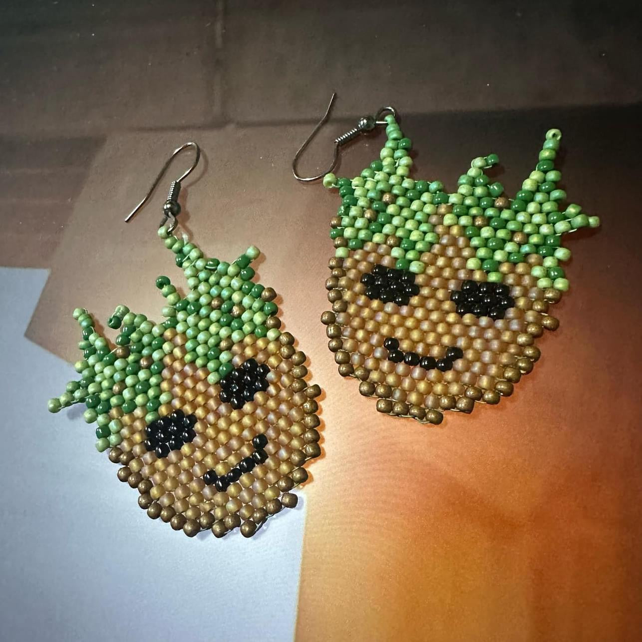 Baby Groot and Rocket Racoon earrings